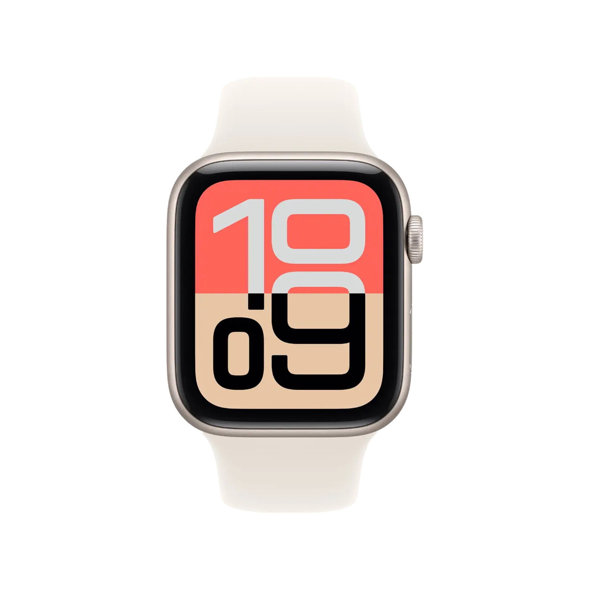 Apple Watch SE 3 GPS 44mm Starlight Alu. Case w. Starlight S. Band - S/M (MEHG4) б/в